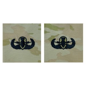 Army Embroidered Badge on OCP Sew On: Explosive Ordnance Disposal, Basic