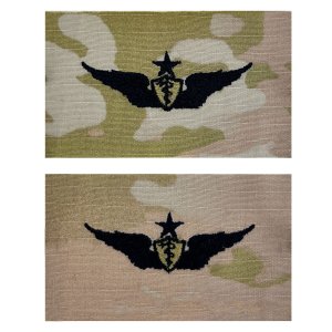 Army Embroidered Badge on OCP Sew On: Flight Surgeon, Senior