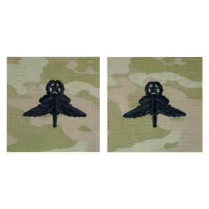 Army Embroidered Badge on OCP Sew On: Halo Freefall Jumpwing, Master