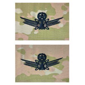 Army Embroidered Badge on OCP Sew On: Space, Master