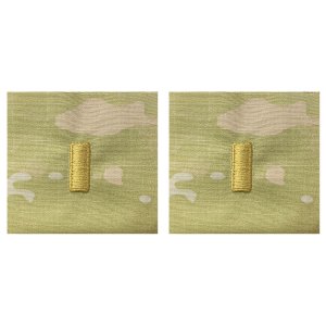 Army Embroidered OCP Sew on Rank Insignia: Second Lieutenant