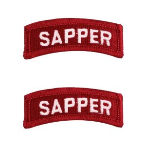 Army Embroidered Tab: Sapper, color
