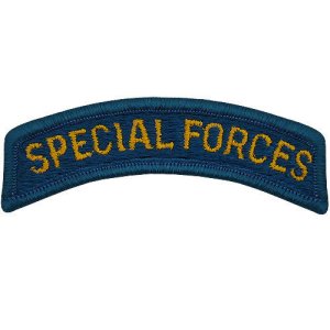 Army Embroidered Tab: Special Forces, color