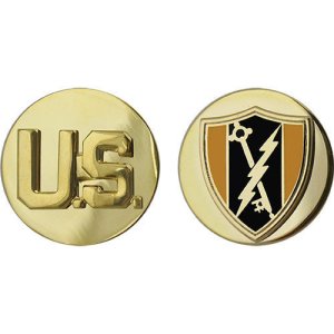 Army Enlisted Branch of Service Collar Device: Electronic Warfare