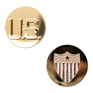 Army Enlisted Branch of Service Collar Device: US and Adjutant General
