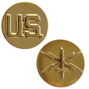 Army Enlisted Branch of Service Collar Device: US and Cyber Warfare