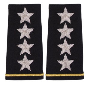Army Epaulet: 4 Star General, Bullion Rank
