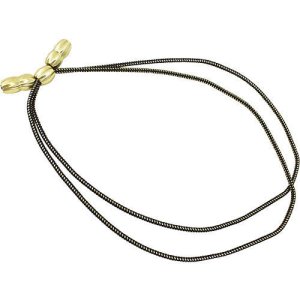 Army Hat Cord: Officer, gold and black with gold acorns