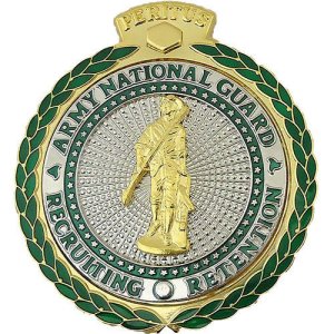 Army ID Badge: ARNG Recruiting and Retention: Master, mirror finish