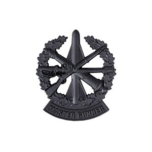 Army Identification Badge: Master Gunner, Subdued Metal