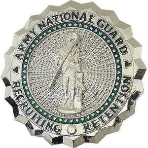 Army Identification Badge: National Guard Recruiting and Retention