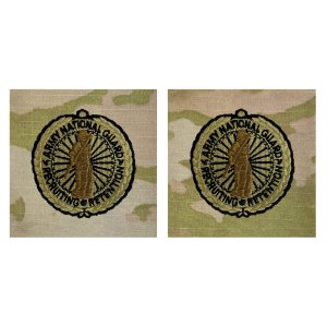 Army Identification Badge on OCP Sew On: Senior National Guard Recruiting and Retention
