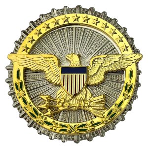 Army Identification Badge: Secretary of Defense, mirror finish regulation size