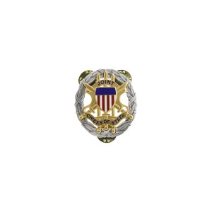 Army Identification Dress Blouse Badge: Joint Chiefs of Staff, miniature oxidized