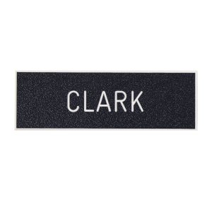Army Name Tag: Your Name Engraved, black, plastic