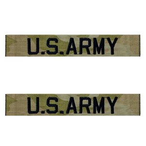 Army Name Tape: US Army, embroidered on OCP SEW ON