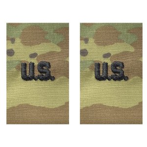 Army Officer Branch Insignia: US Letters, embroidered on OCP sew on
