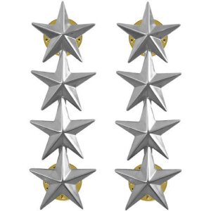 Army Officer Coat Device: Four-Star Admiral / General 1