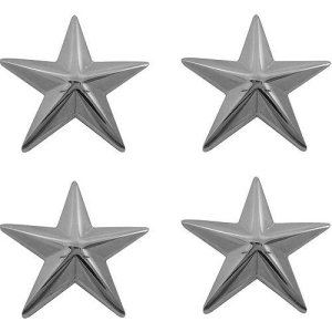 Army Officer Stars: nickel plated 1