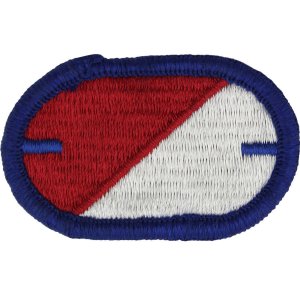 Army Oval Patch: First Squadron 40th Cavalry Regiment, notch
