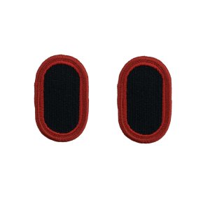 Army Oval Patch: Special Operations Command, red and black