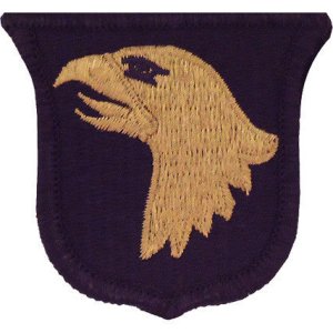 Army Patch: 101st Airborne Division, embroidered on OCP