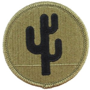 Army Patch: 103rd Sustainment Command (Expeditionary), embroidered on OCP
