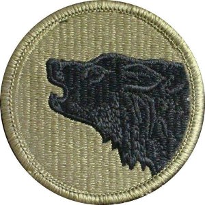 Army Patch: 104th Training Division, embroidered on OCP
