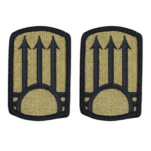Army Patch: 111th Maneuver Enhancement Brigade, embroidered on OCP