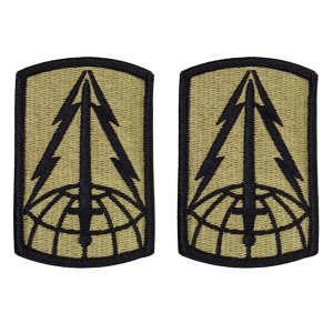 Army Patch: 116th Military Intelligence Brigade, embroidered on OCP