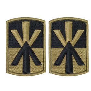 Army Patch: 11th Air Defense Artillery, embroidered on OCP