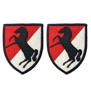 Army Patch: 11th Cavalry Regiment, color