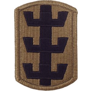 Army Patch: 130th Engineer Brigade, embroidered on OCP