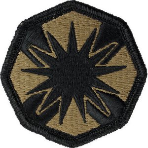 Army Patch: 13Th Support Command, embroidered on OCP