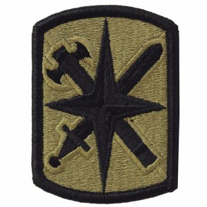 Army Patch: 14th Military Police Brigade, embroidered on OCP