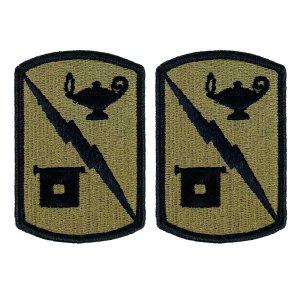 Army Patch: 15th Signal Brigade, embroidered on OCP