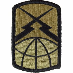 Army Patch: 160th Signal Brigade, embroidered on OCP