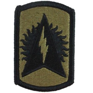 Army Patch: 164th Air Defense Artillery, embroidered on OCP