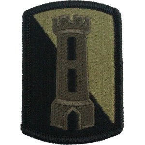 Army Patch: 168th Engineer Brigade, embroidered on OCP