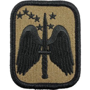 Army Patch: 16th Aviation Brigade, embroidered on OCP