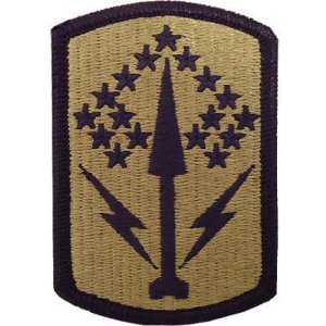 Army Patch: 174th Air Defense Arty Brigade, embroidered on OCP