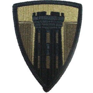 Army Patch: 176th Engineer Brigade, embroidered on OCP