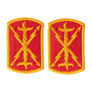 Army Patch: 17th Field Artillery Brigade, embroidered on Full Color