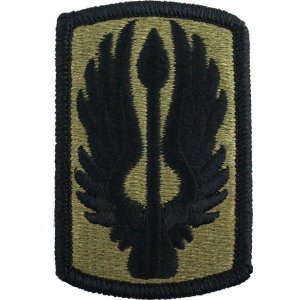 Army Patch: 18th Aviation Brigade, embroidered on OCP