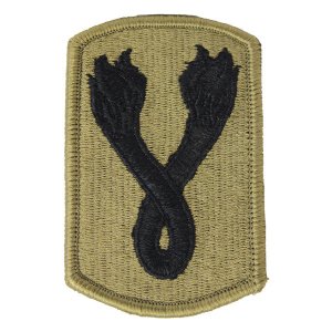 Army Patch: 196th Infantry Brigade, embroidered on OCP