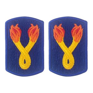 Army Patch: 196th Infantry Brigade, Full Color embroidery
