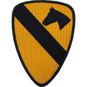 Army Patch: 1st Cavalry, color