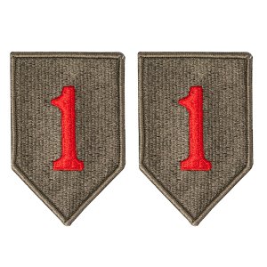 Army Patch: 1st Infantry Division, color