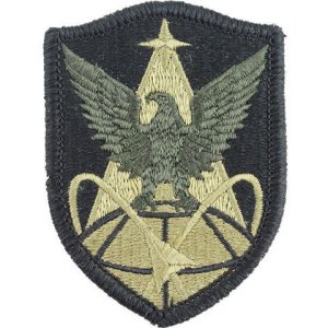 Army Patch: 1st Space Brigade, embroidered on OCP
