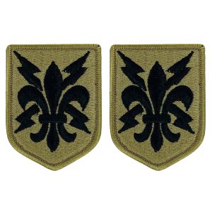 Army Patch: 205th Military Intelligence, embroidered on OCP